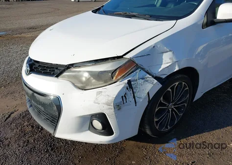 2014 Toyota Corolla S Plus from USA, damaged, VIN 2T1BURHE3EC039924